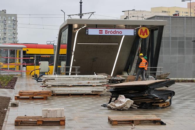 Kiedy otwarcie metra na Bródnie? Czy uda się otworzyć w sobotę?