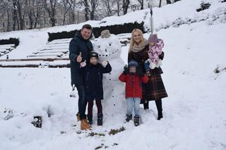 Ulepił bałwana i wycałował żonę