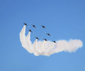   T-50 zespoł Black Eagles. Sacheon Air Show 2024