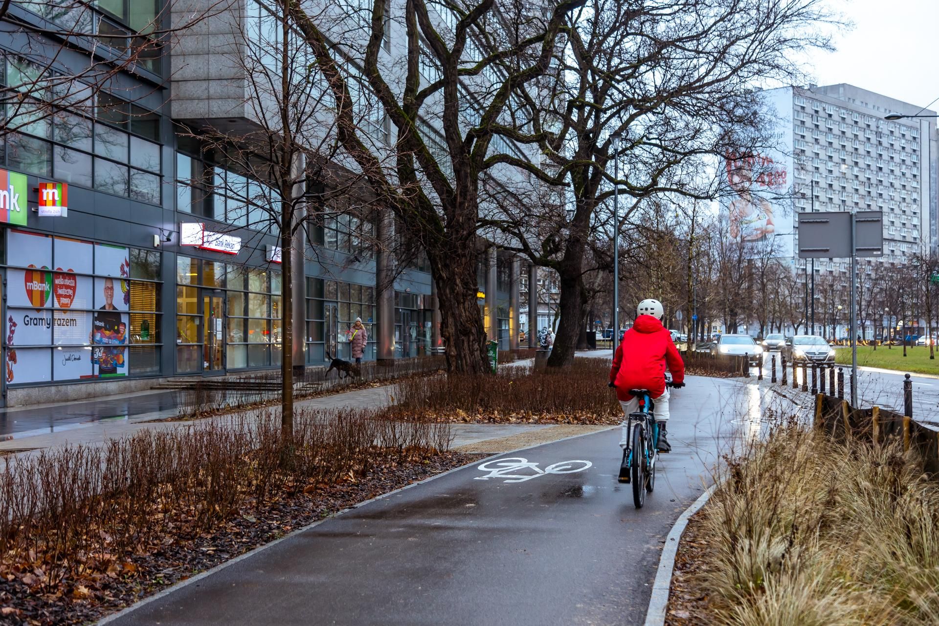 Zielona Marszałkowska między placem Bankowym a ul. Królewską
