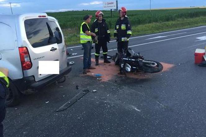 Śmiertelny wypadek w Sędziszowie Małopolskim: Nie żyje motocyklista