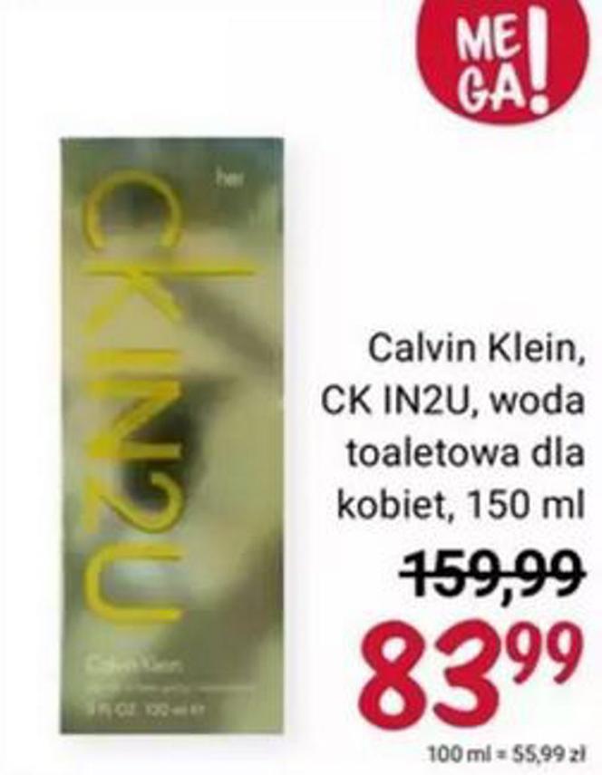Calvin Klein CK IN2U woda toaletowa dla kobiet 83,99 zł/150 ml  