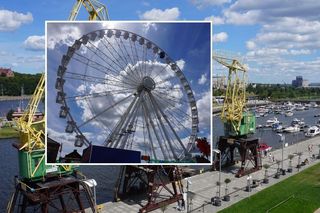 Koło widokowe Wheel of Szczecin na Łasztowni już niemal gotowe. Pierwsi goście skorzystają z atrakcji w Juwenalia