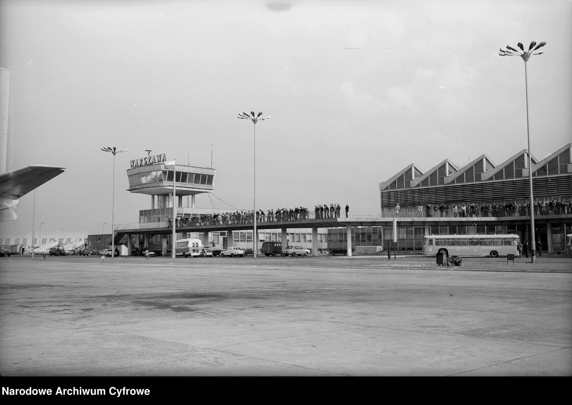 Terminal na lotnisku Okęcie z 1962 roku