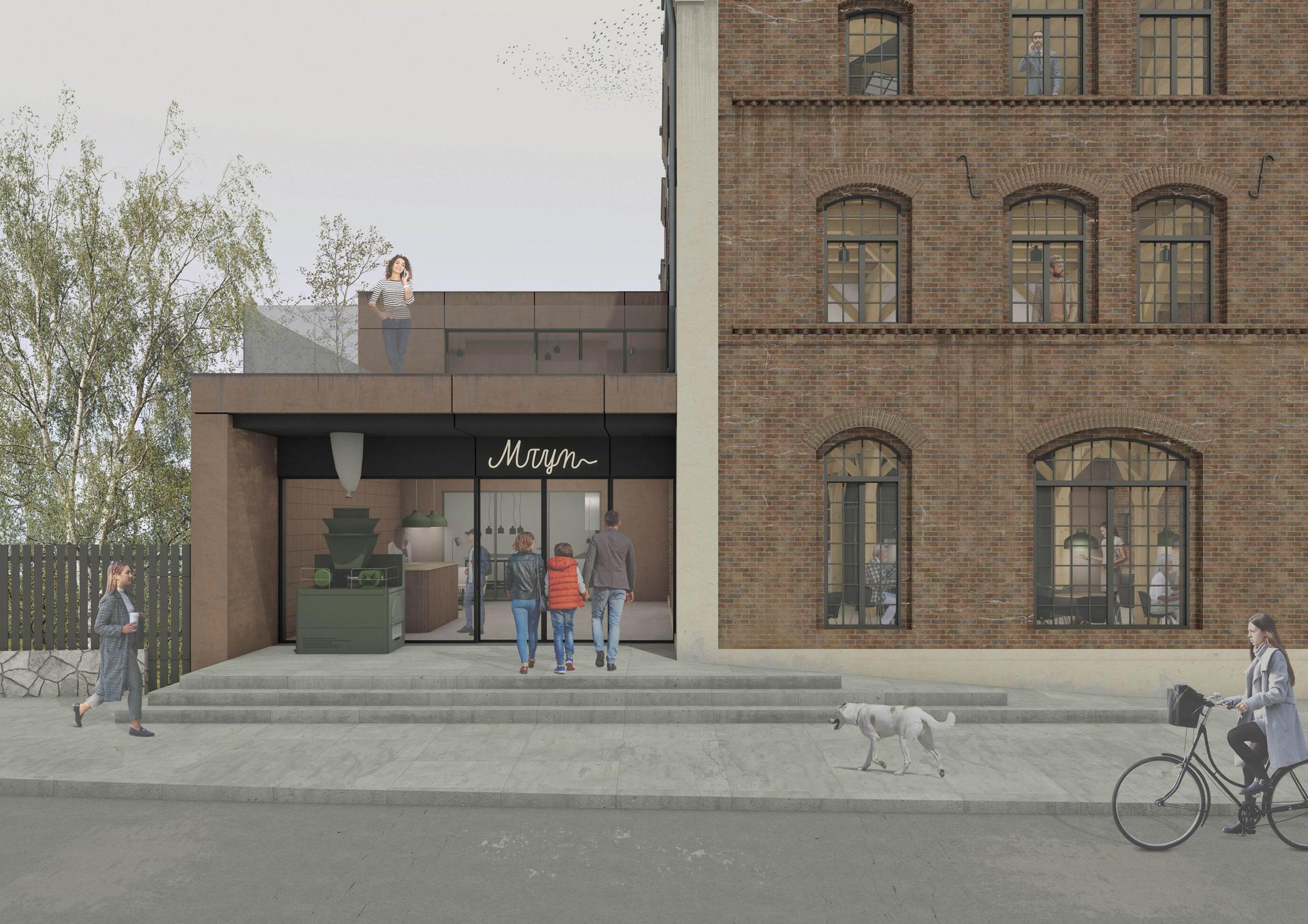 Zwycięska praca na koncepcję rewitalizacji budynku po młynie w Kcyni