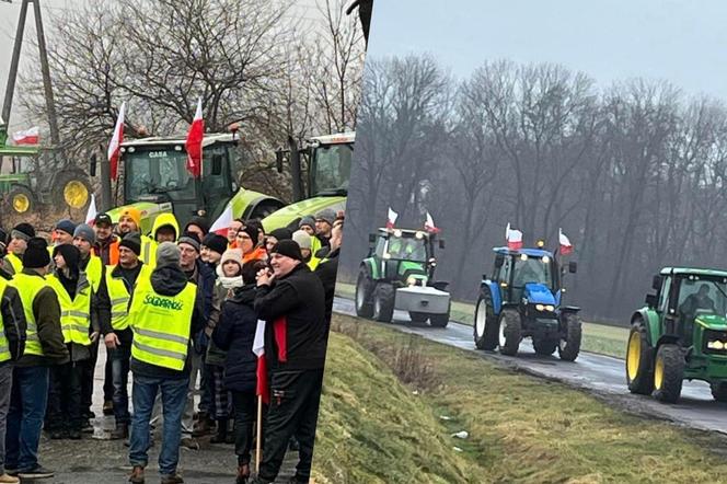 Rolnicy blokują drogi wokół Wrocławia. Setki ciągników, utrudnienia w wielu miejscach 