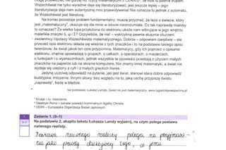 Odpowiedzi matura próbna z języka polskiego 2024 