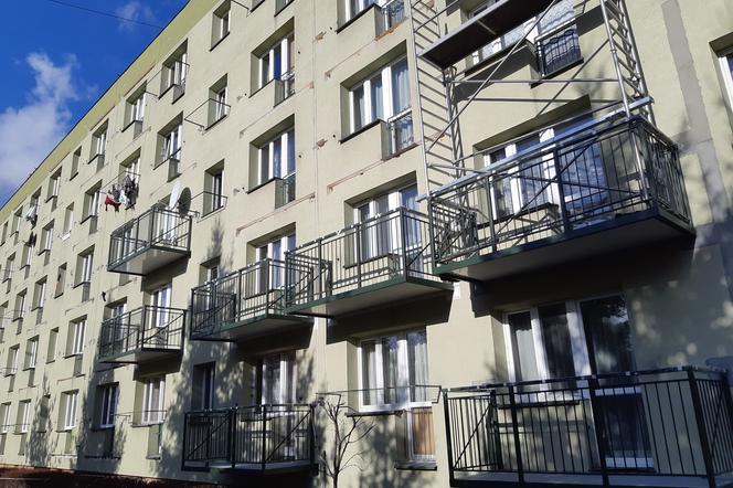 Dobudowane balkony w Tarnowie