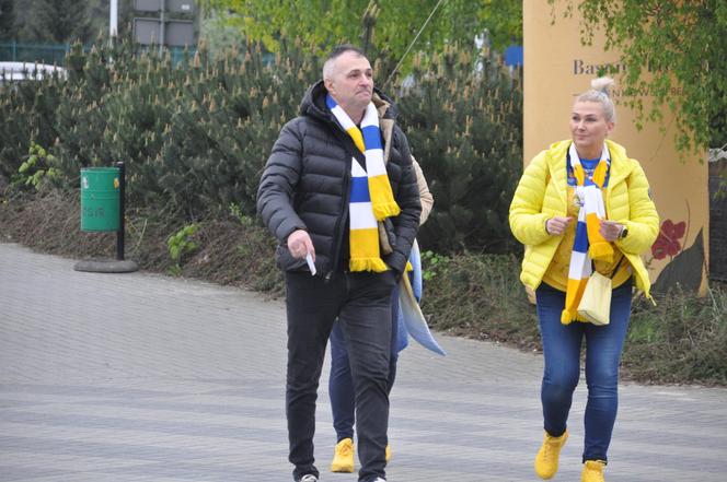 Kibice Industrii Kielce przed meczem z SC Magdeburg