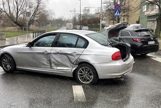 Dramat na Modlińskiej. Kierowca Toyoty uderzył w BMW