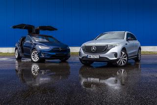 Dogonić Teslę? Mercedes-Benz EQC 400 4MATIC vs. Tesla Model X 100D Long Range - TEST, PORÓWNANIE, OPINIA