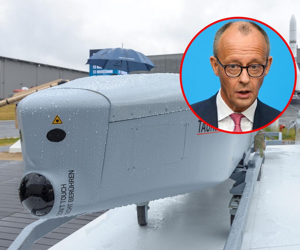 Friedrich Merz i pocisk Taurus