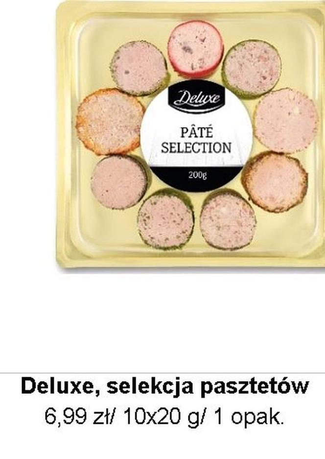 Deluxe, selekcja pasztetów 6,99 zł/ 10x20 g/ 1 opak