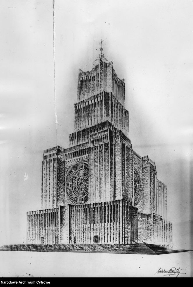 Projekt świątyni Opatrzności Bożej w Warszawie