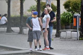 Britney Spears z synami w Berlinie