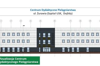 Wizualizacja Centrum Dydaktycznego Pielęgniarstwa