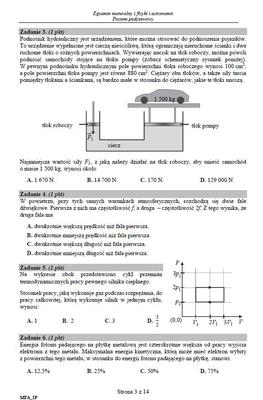 fizyka dodatkowe - arkusze maturalne