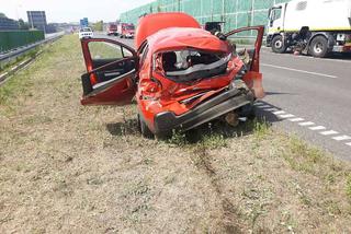 Piekary Śląskie: Śmiertelny wypadek na autostradzie A1 [ZDJĘCIA]