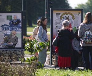 Historia Nowej Huty w komiksie. Otwarcie wystawy na placu Centralnym