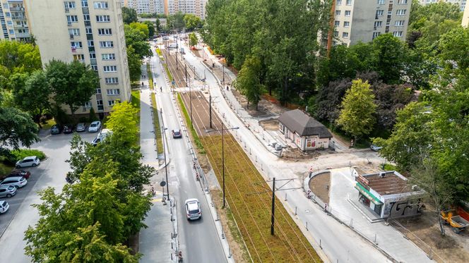Tramwaj na Stegny w Warszawie