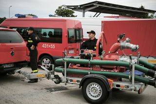 Strażacy z Wielkopolski pojechali na Śląsk
