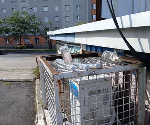 Dawne targowisko przy ul. Kopińskiej w Warszawie