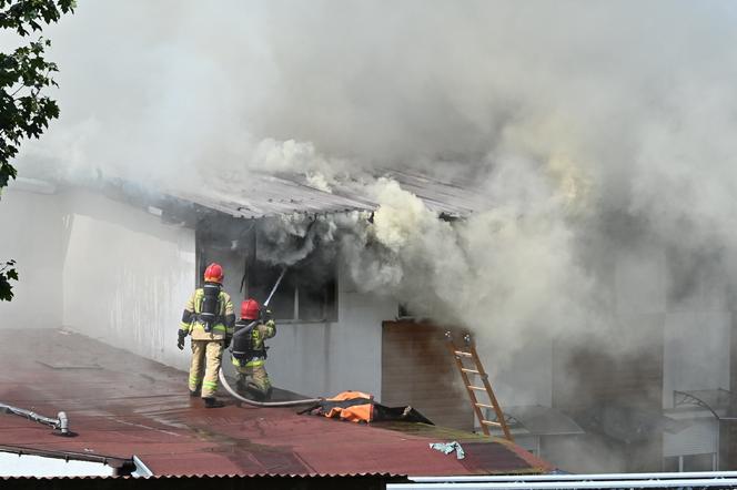 Tragiczny pożar w Bydgoszczy. Nie żyje kobieta i dziecko