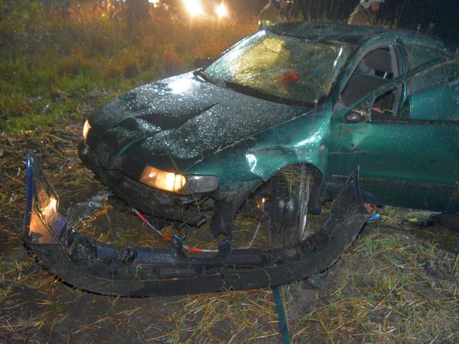 Pijany spowodował wypadek i uciekł! Znaleziono go na polu kukurydzy [ZDJĘCIA]