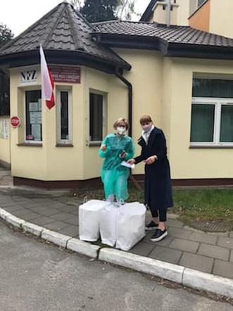  Szkoła Podstawowa Specjalna nr 19 w Kaliszu wspomaga kaliskie placówki medyczne