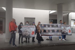 Protest rodziców w ICZMP w Łodzi