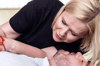 	Pierwsza miłość odc. 3667. Marysia (Aneta Zając), Kacper (Damian Kulec)