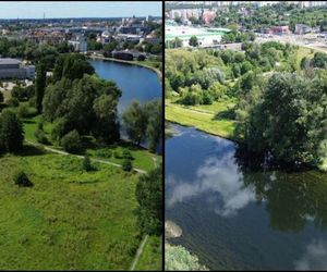 Teren przyszłego kąpieliska w Parku Centralnym nad Brdą w Bydgoszczy