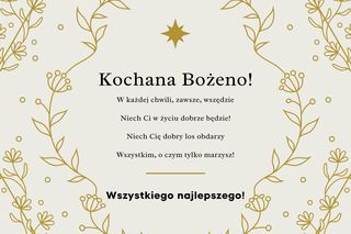 Życzenia imieninowe dla Bożeny. Piękne i stylowe kartki do wysłania 13 marca