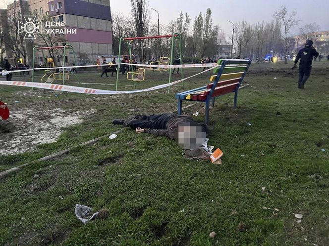 Pogrzeby ofiar ataku na Krzywy Róg