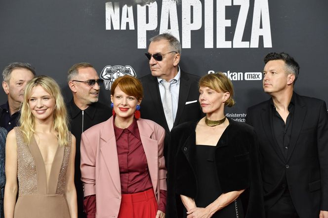 Gwiazdy na premierze filmu "Zamach na papieża" Władysława Pasikowskiego