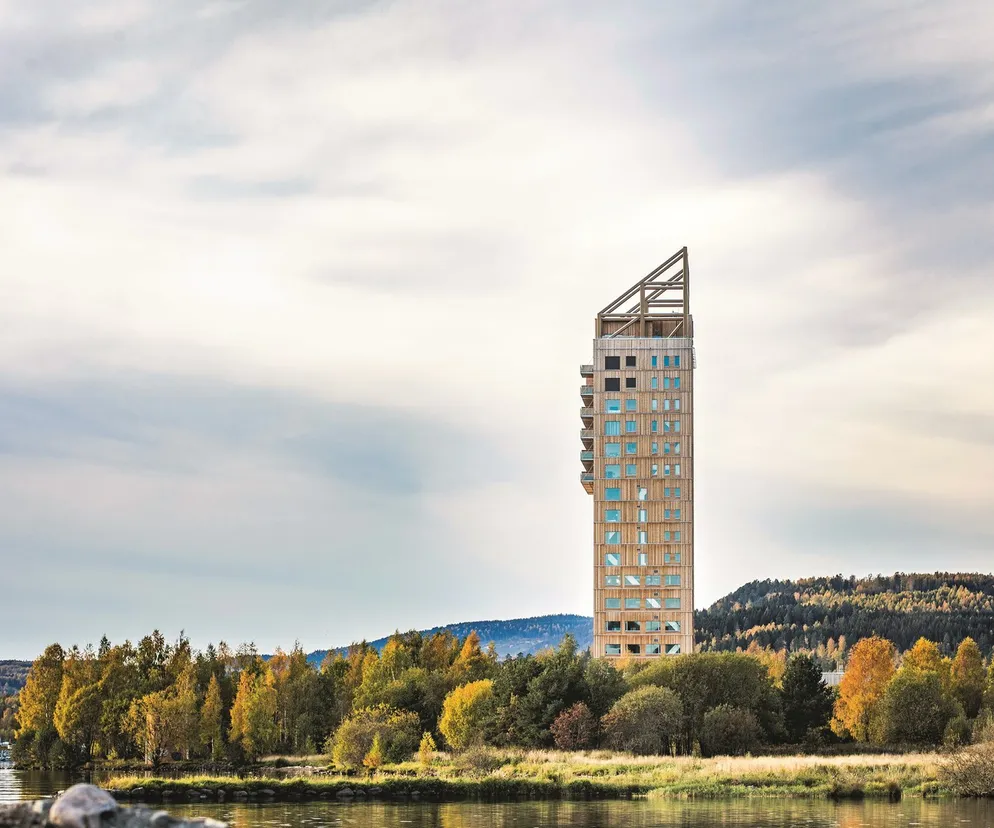 Wieżowiec Mjøstårnet / Norwegia
