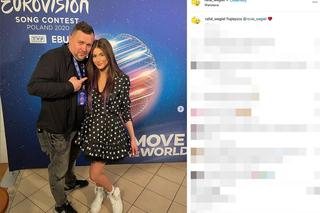 Roksana Węgiel z mamą i tatą