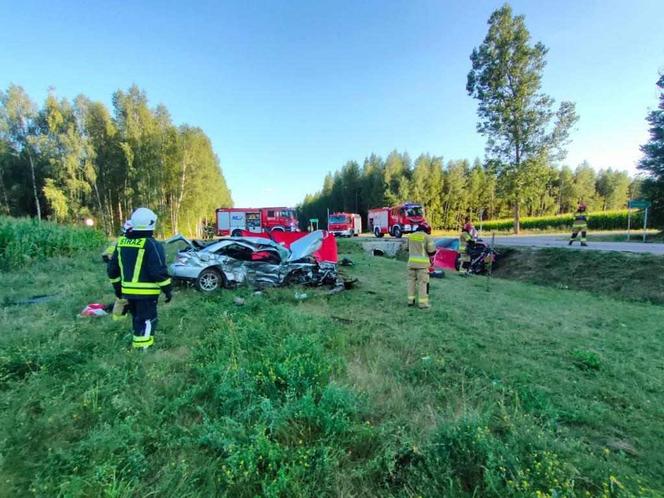 Słomianka. Tragiczny wypadek. Zginęli dziadkowie oraz dwie ich wnuczki - 12 sierpnia 2023 rok