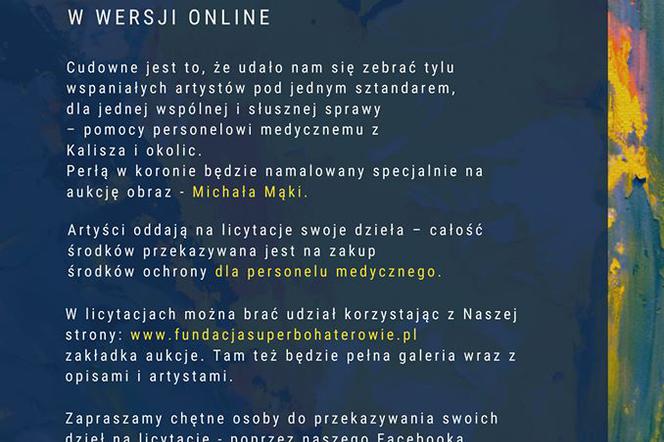 Charytatywna aukcja sztuki - w wersji online 