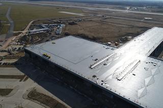 Postępy na budowie lotniska w Radomiu - marzec 2021
