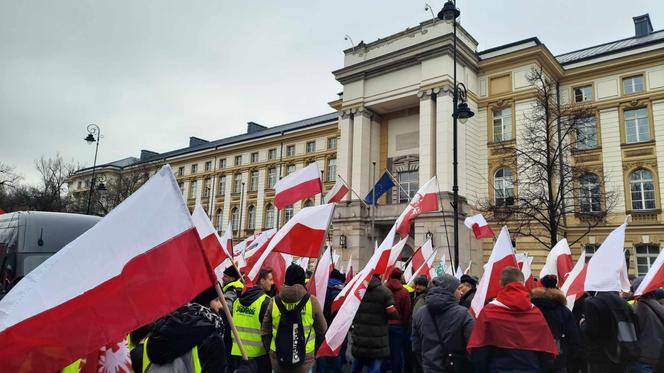 Protest w Warszawie 