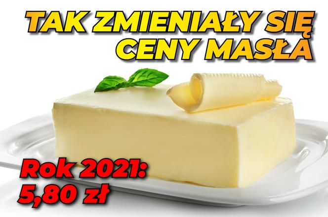 Cena masła