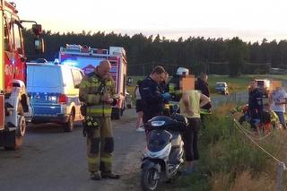 Dwoje dzieci jechało quadem. Są ranni po zderzeniu z ciągnikiem