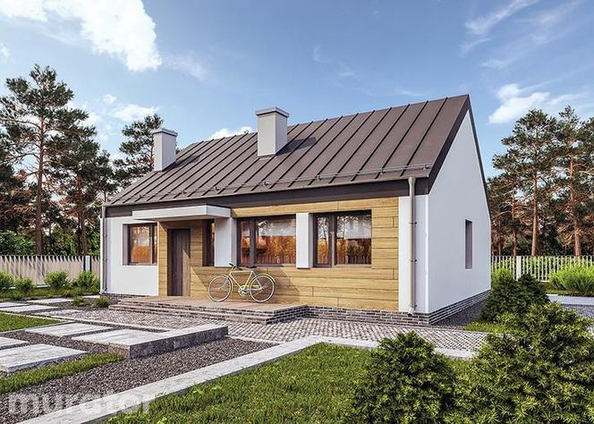 Dom do 70m2 bez pozwolenia - zdjęcia. Zobacz najlepsze projekty z kolekcji Muratora