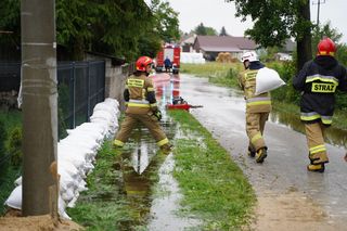Podtopienia w powiatach jędrzejowskim i włoszczowskim