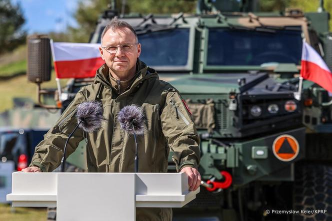 Andrzej Duda na Litwie. Ćwiczenia wojskowe „Brave Griffin”