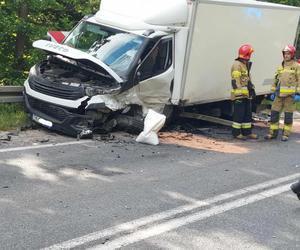 Starachowice. Wypadek ulica Ostrowiecka 