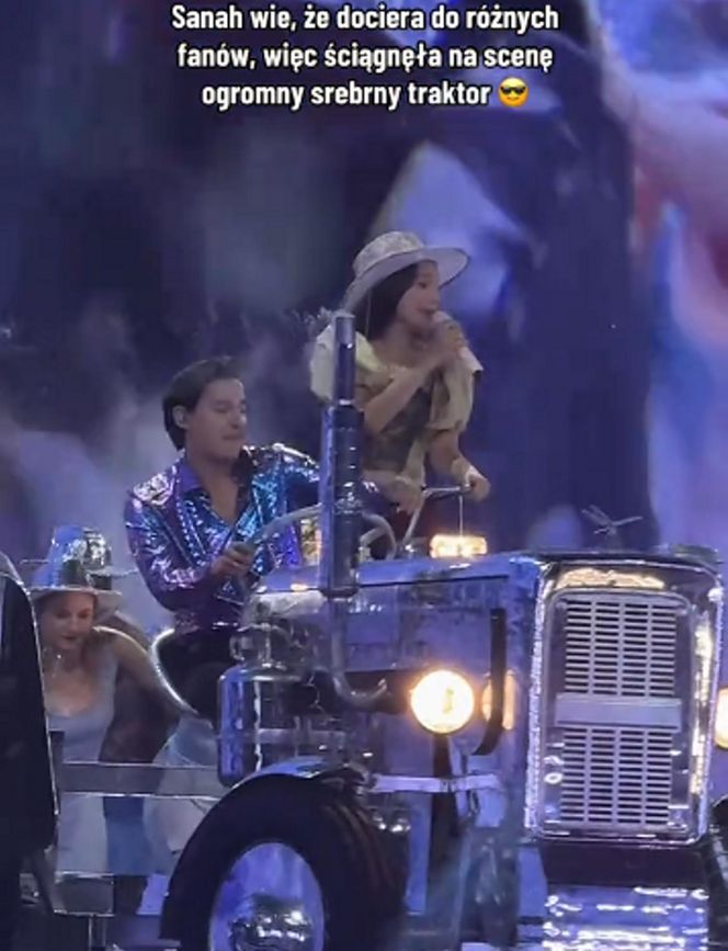 Sanah z mężem na Stadionie Narodowym