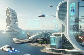 Tak będzie wyglądała Gdynia w przyszłości według sztucznej inteligencji 