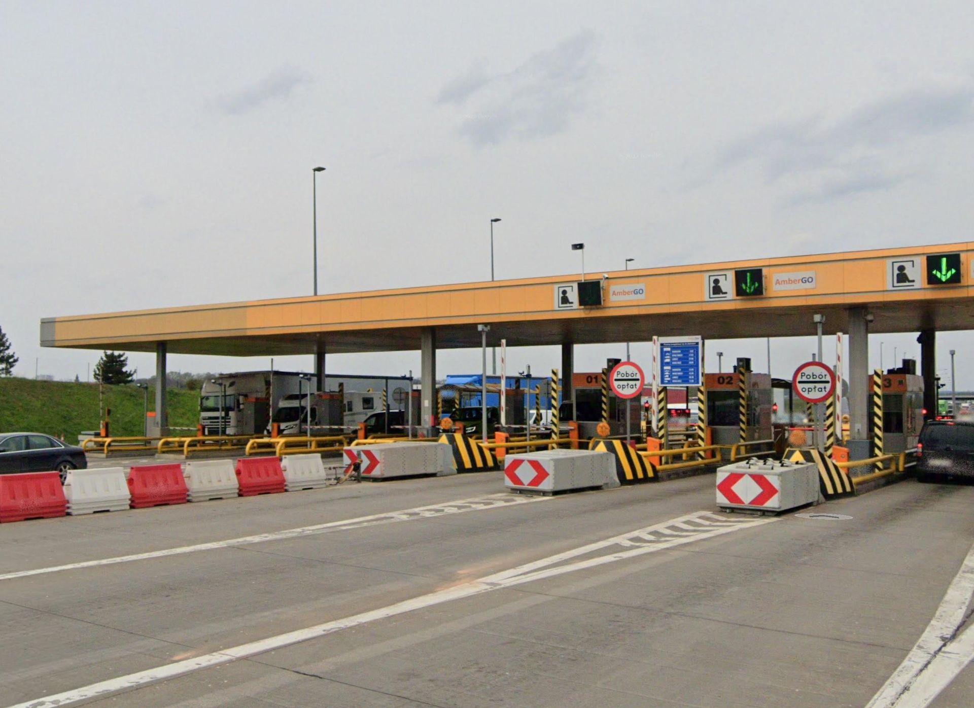 Bramki na autostradzie A1 Amber One 